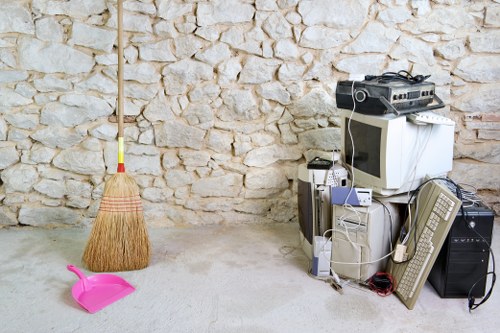 Sorting and categorizing items during loft clearance
