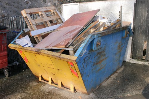 Final cleanup after house clearance